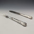 1836 British Antique Pure Silver Handle Fish Cutlery Pair Elkington